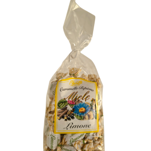 Caramella ripiena di miele e limone