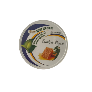 Caramelle senza zucchero con edulcoranti eucalipto propoli
