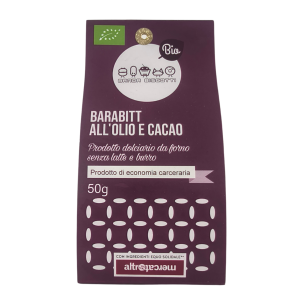 Biscotti Barabit biologici all'olio di mais e cacao